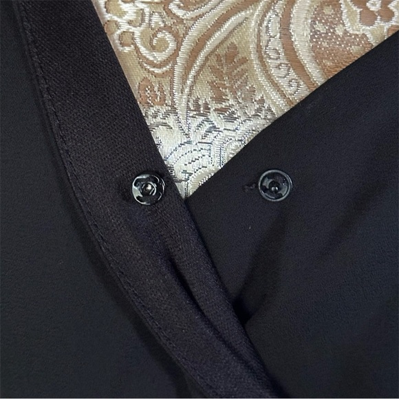 Sexy Hot Miami Styles Black High Low Cocktail Party Baddie Sundress Size Large - Picture 4 of 7